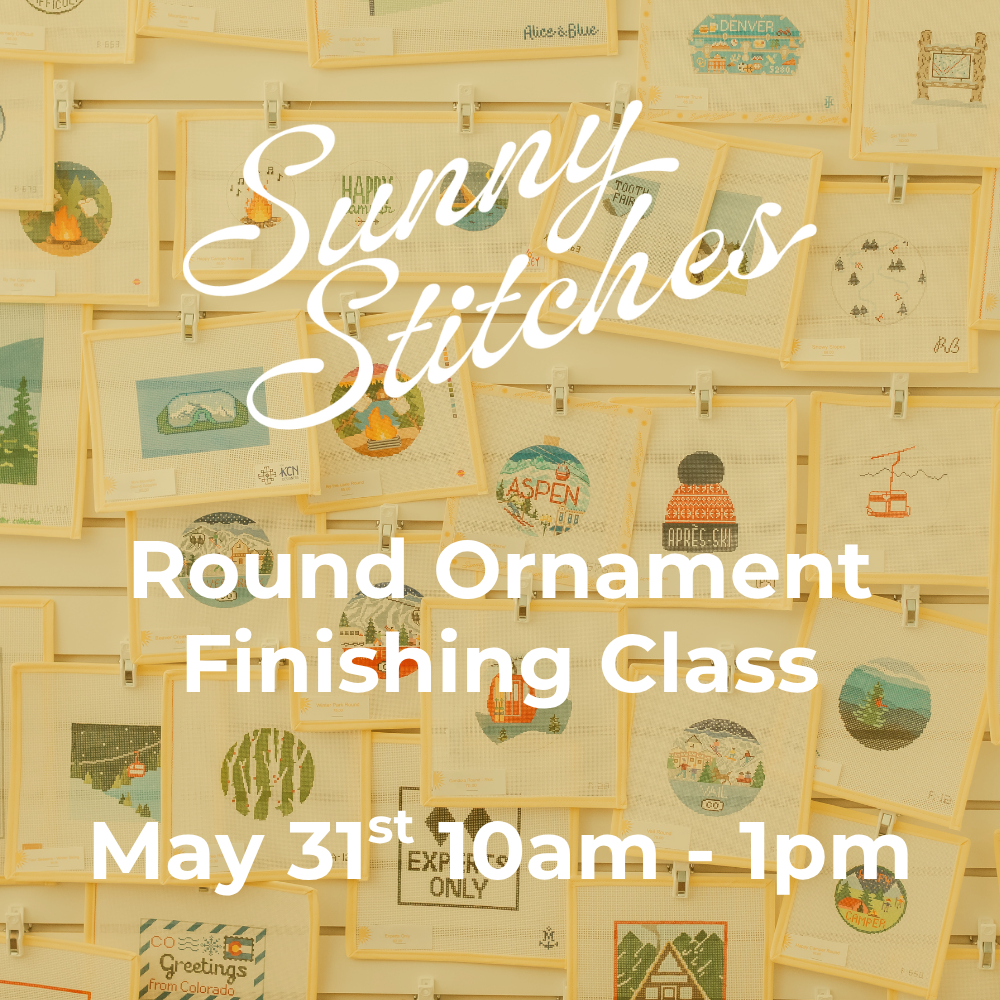 Round Ornament Finishing Class - May 31st