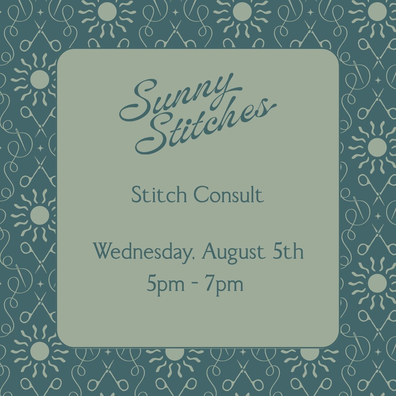 Stitch Consults | August 5th
