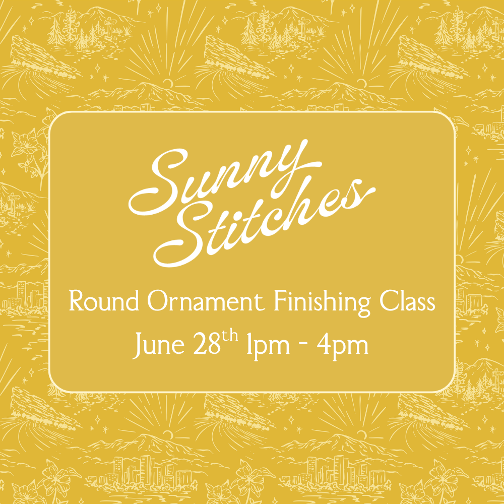 Round Ornament Finishing Class - June 28th
