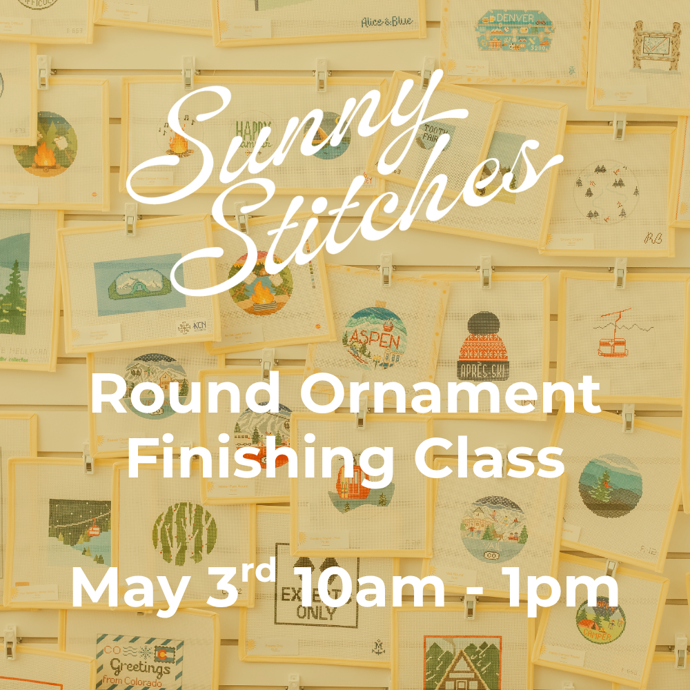 Round Ornament Finishing Class - May 3rd