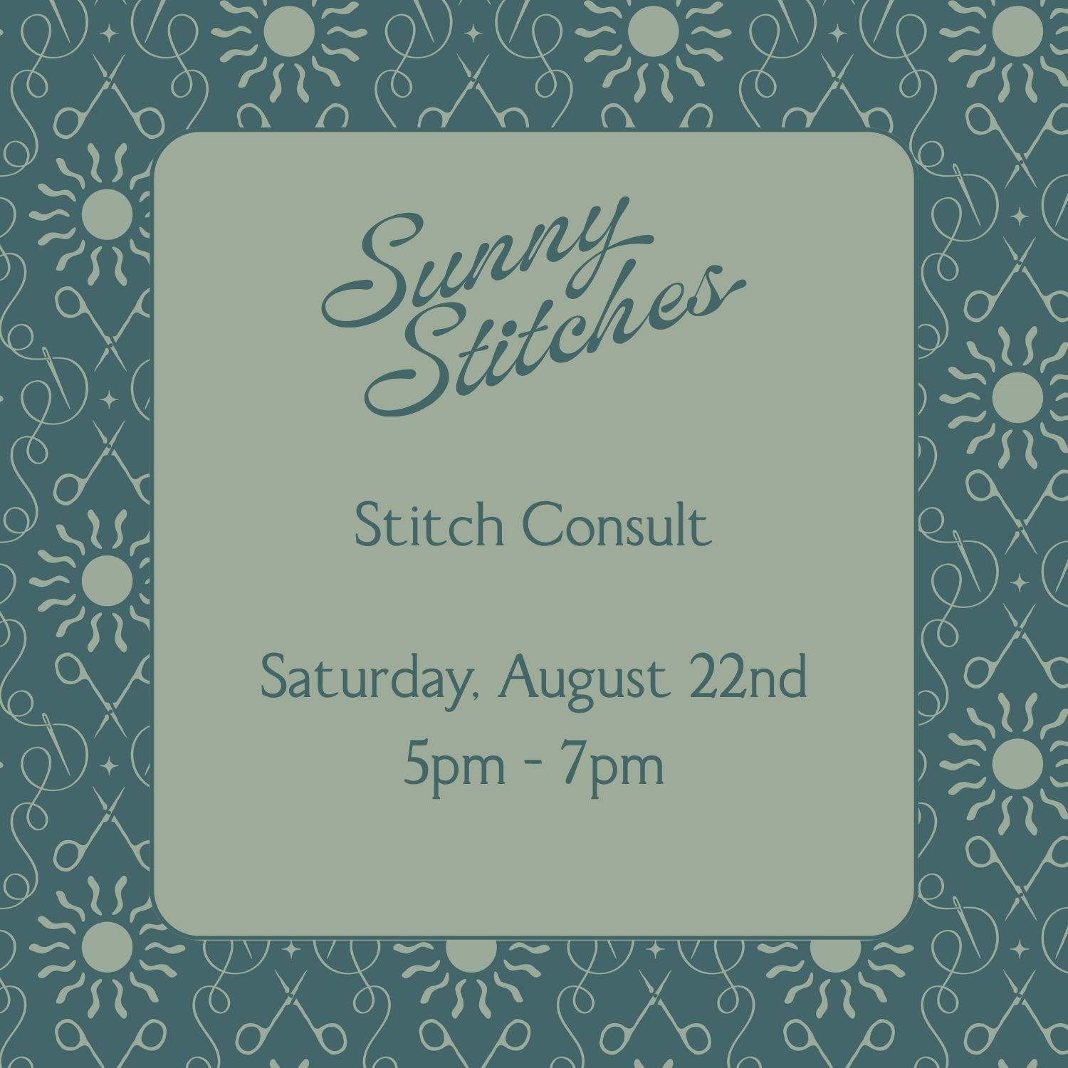 Stitch Consults | August 22nd